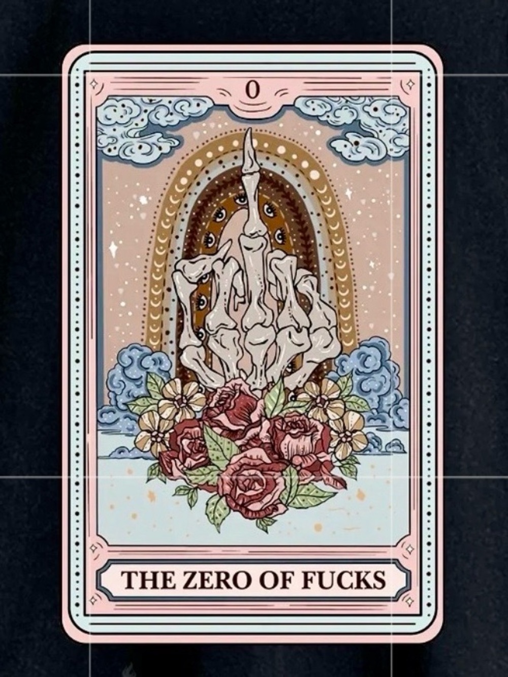 Black Sleeveless Graphic Tee "The Zero of Fucks" - Picture 4 of 4